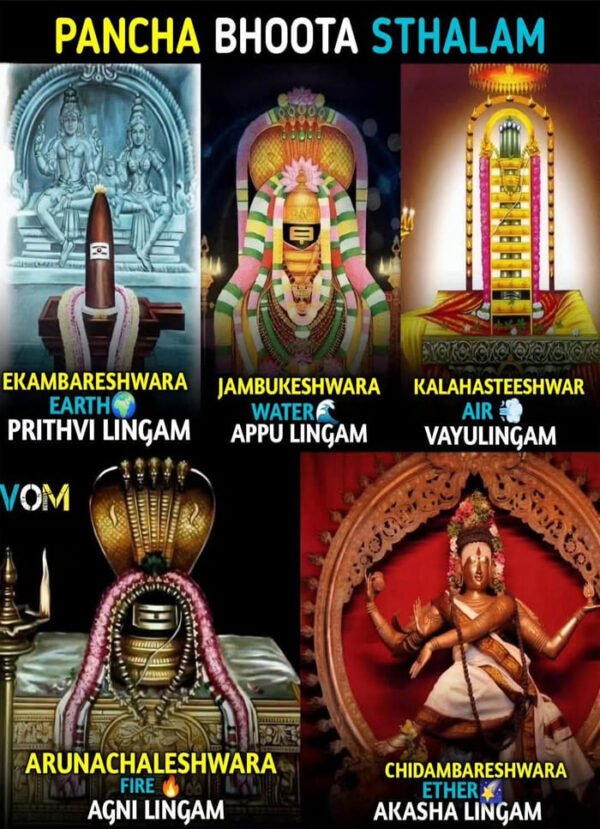 Pancha Bhoota Sthalam Temples Tour Package
